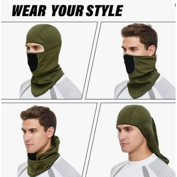 Saitag Balaclava Warm Face Mask for Cold Weather Winter Ski Snowboard Fishing - Picture 5 of 8